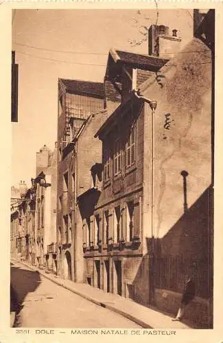 L307 Frankreich Dole Maison Natale de Pasteur Vintage Postkarte