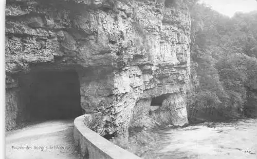 L309 Schweiz 1912 Entree des Gorges de l'Aceuse Vintage Postkarte