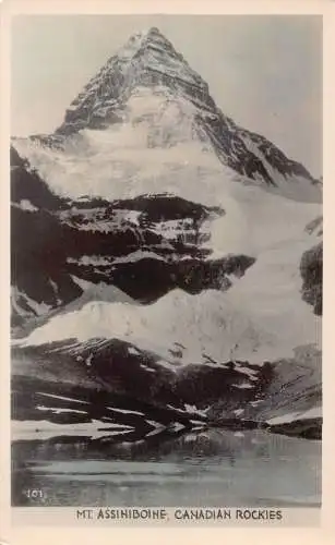A893 Kanada Mt Assiniboine Kanadische Rockie RPPC Postkarte