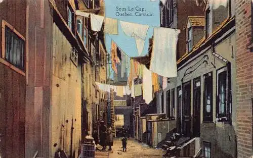 A892 Kanada Sous Le Cap Quebec Vintage Postkarte