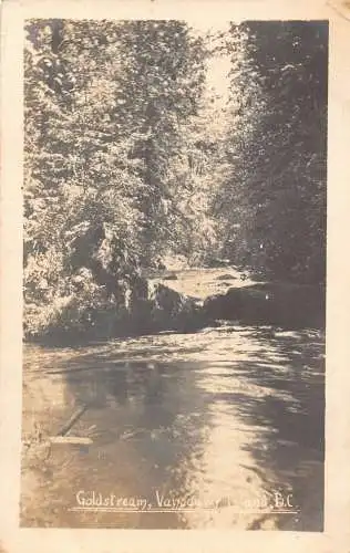 A893 Kanada Goldstream Vancouver Island BC RPPC Vintage Postkarte