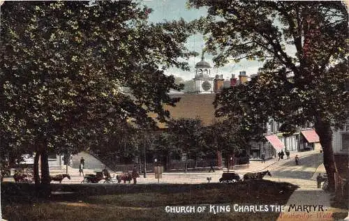A887 England 1908 Tunbridge Wells Kirche von König Karl dem Märtyrer Postkarte