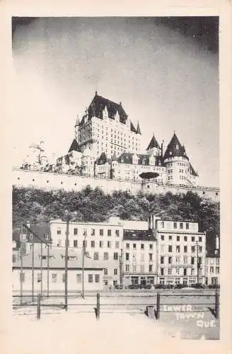 A893 Kanada Quebec Unterstadt Vintage Postkarte