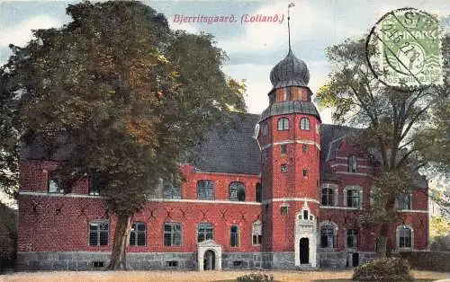Dänemark 1927 Bjerritsgaard Lolland Philatelistisches Interesse alte Postkarte