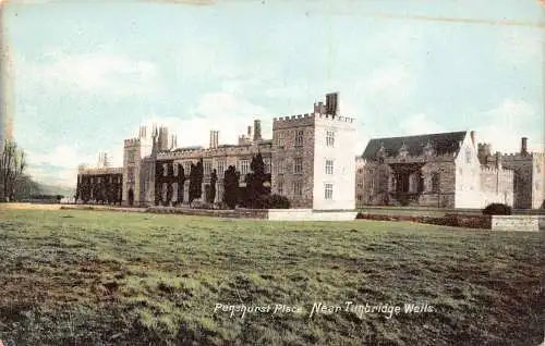A887 England Penshurst Place in der Nähe von Tunbridge Wells Vintage Postkarte
