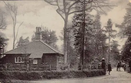A895 England 1912 Eingang zur Stody Lodge Vintage Postkarte