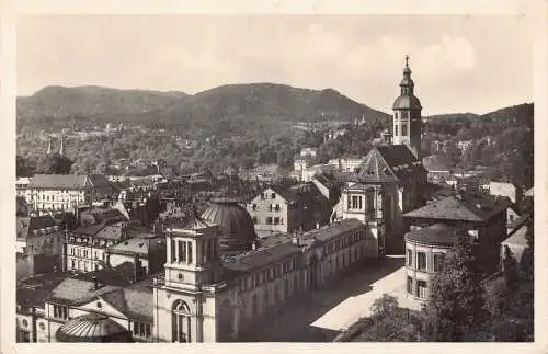 L311 Deutschland Baden-Baden Blick vom der Schlossterrasse Postkarte