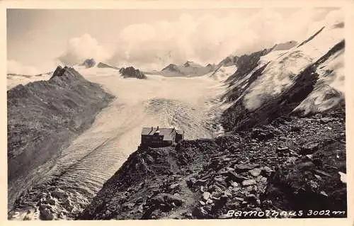 L312 Österreich Ötztaler Alpen Hütte Berg RPPC Vintage Postkarte
