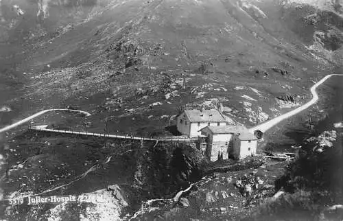 L309 Schweiz Julier-Hospitz Berg Vintage Postkarte