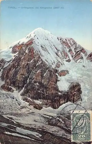 L145 Österreich 1920 Tirol Ortlergebiet die Königspitze Vintage Postkarte