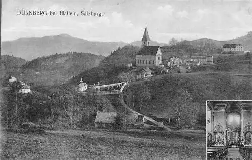 A074 Österreich Dürnberg bei Hallein Salzburg Vintage Postkarte