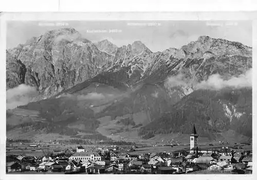 A072 Österreich 1938 Gipfel Kuchelhorn Mitterhorn Birnhorn RPPC Postkarte