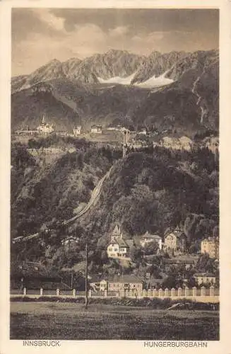 A069 Österreich Innsbruck Hungerburgbahn Standseilbahn zur Bergbahn Postkarte