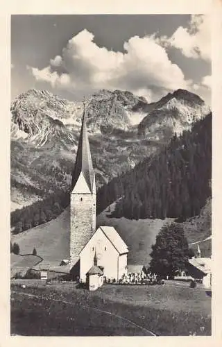A069 Österreich Mittelberg 1218m mit Schafalpköpfe Kirchenberge Postkarte