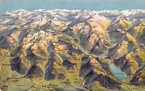 L169 Deutschland 1928 Gipfel Wendelstein Schliersee Vintage Postkarte