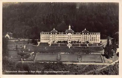 L168 Deutschland Feldpost WWII Sanatorium Hausstein RPPC Vintage Postkarte