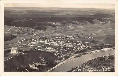 L172 Deutschland 1937 Befreiungshalle mit Kelheim alte Postkarte
