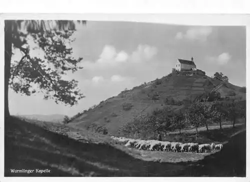 L172 Deutschland Wurmlinger Kapelle RPPC Vintage Postkarte