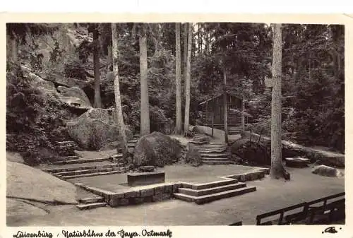 L171 Deutschland Luisenburg Naturbühne Bayer Ostmark RPPC Vintage Postkarte