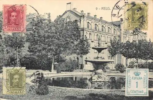 Spanien 1926 Reus Instituto Pere Mara Institut alte Postkarte