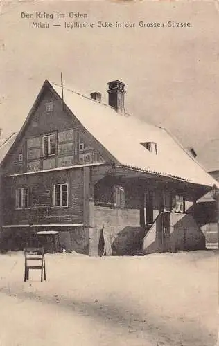 L075 Lettland 1916 Feldpostkarte Jelgava Mitau 1. Weltkrieg