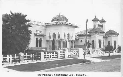 L334 Kolumbien El Prado Barranquilla Vintage Postkarte
