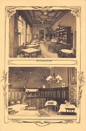 L406 Deutschland Düsseldorf Weinhaus Berlemann-Hoener Restaurant Postkarte