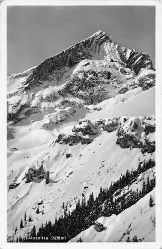 L339 Deutschland Alpspitze Berggipfel 2628m Vintage Postkarte