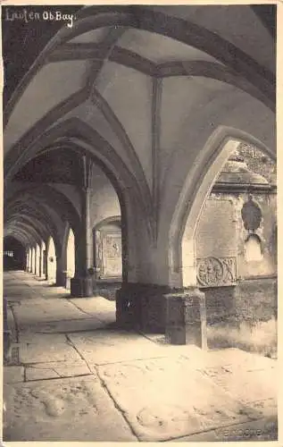 L340 Deutschland 1931 Laufen ob Bay Kirche Portikus Vintage Postkarte