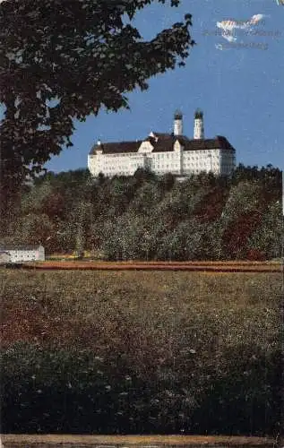 L340 Deutschland 1926 Viishofen Benediktiner Kloster Schweiklberg Vintage Postkarte