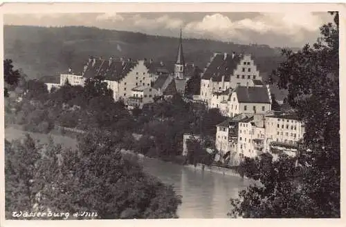 L341 Deutschland Wasserburg ein Inn Vintage Postkarte