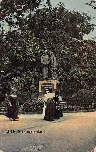L339 Deutschland Köln Kolping Denkmal Vintage Postkarte