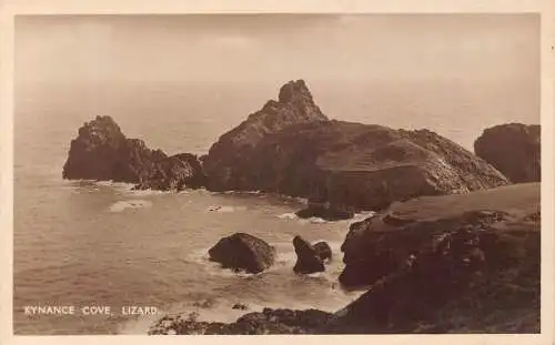 A918 England Kynance Cove Lizard RPPC Vintage Postkarte