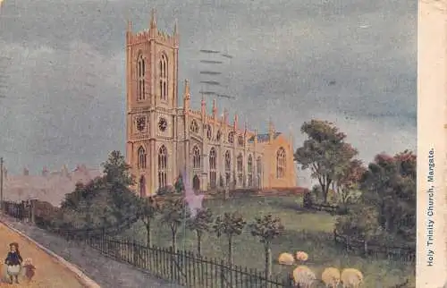 A888 England 1922 Holy Trinity Church Margate Vintage Postkarte