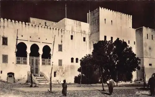 A915 Marokko Tanger Schatz und das Gefängnis von Casbah RPPC Vintage Postkarte