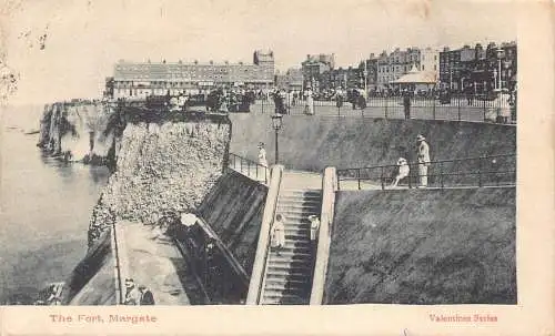 A888 England 1904 Margate The Fort Vintage Postkarte