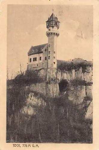 L339 Deutschland 1919 Teckturm 775 M Vintage Postkarte