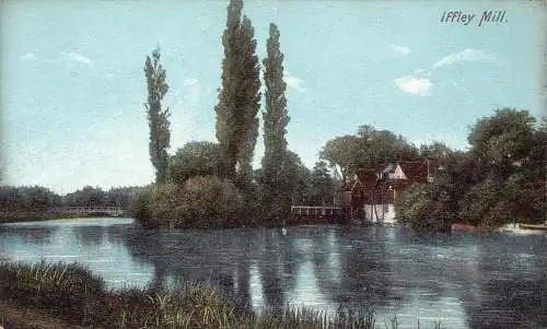 A888 England Iffley Mill Vintage Postkarte