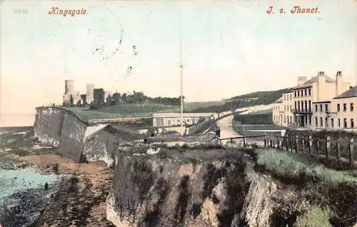 A888 England 1904 Kingsgate Isle of Thanct Vintage Postkarte