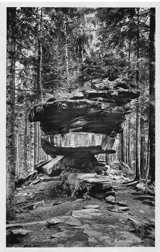 L339 Deutschland Kastelstein Felsformation Schwarzwald Vintage Postkarte