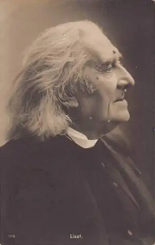 L406 Liszt Komponist Musiker 1910 Postkarte
