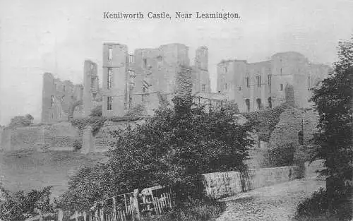 A919 England Kenilworth Castle bei Leamington Vintage Postkarte