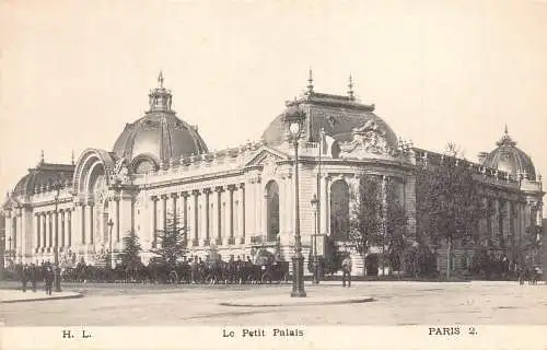 C025 Frankreich, Paris Le Petit Palais Vintage Postkarte