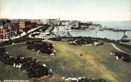 A890 England Broadstairs vom Grand Hotel Vintage Postkarte
