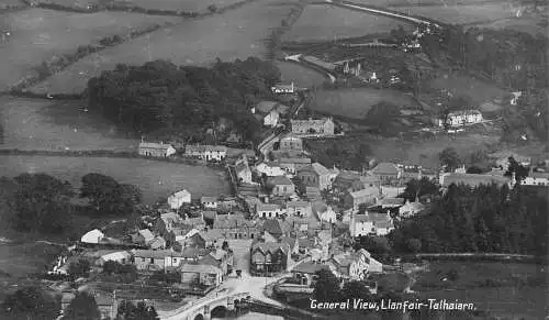 A895 Wales Llanfair Talhaiarn General View Vintage Postkarte
