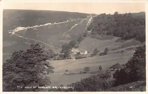 A919 England The Hole of Horgum Saltepsgate RPPC Vintage Postkarte