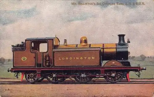 A925 Dampflok Mr Billinton's Six Coupled Tank LB & SCR Postkarte