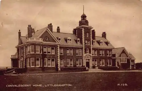 A890 England 1920 Rekonvaleszenzheim Littlehampton Vintage Postkarte