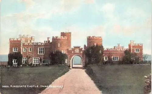 A891 England Kingsgate Castle bei Margate Vintage Postkarte