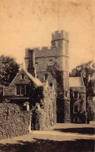 A899 US Stafford Little Hall Princeton University Vintage Postkarte
